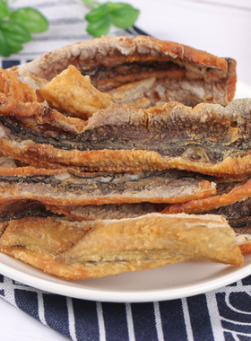 现烤鳗鱼干鳗鱼片好吃不长胖发胖的健康零食即食山东特产海鲜干货