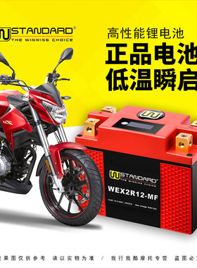 宗申赛科龙ZS150 Z2 week8 迈速Z-one摩托车蓄电瓶12V通用W锂电池