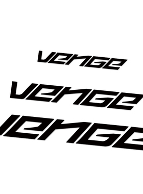 venge logo贴纸公路车架前叉座管坐杆车贴闪电sworks specialized