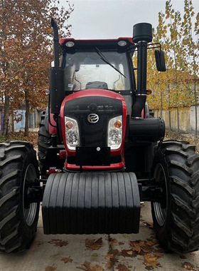 轮式补后直提2004农用拖拉机 200马力大型农用犁地耕种拖拉机