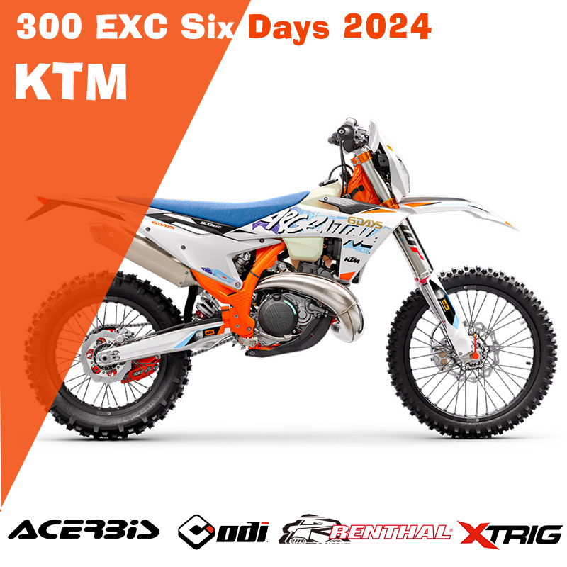 适用于2024款KTM EXC300越野摩托车改装件合集排气保护CNC改装件