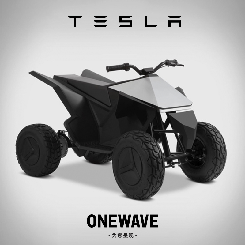 特斯拉ATV全地形越野电动车Tesla Cyberquad 限量 沙滩玩具车