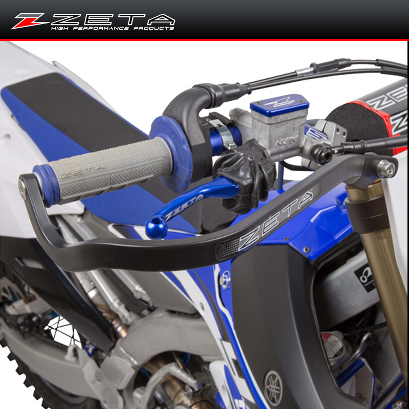 日本zeta越野摩托车改装护手铝合金护弓滑胎护手板支架防摔装备