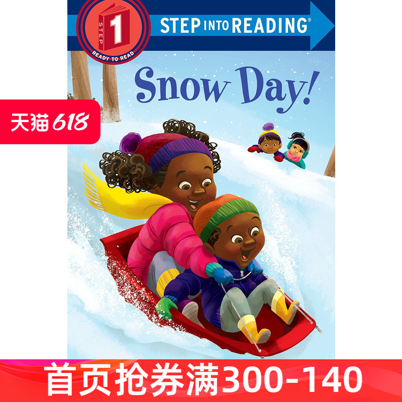 进口英文原版 Snow day 下雪天 企鹅兰登 儿童英语启蒙阅读绘本 读物故事书