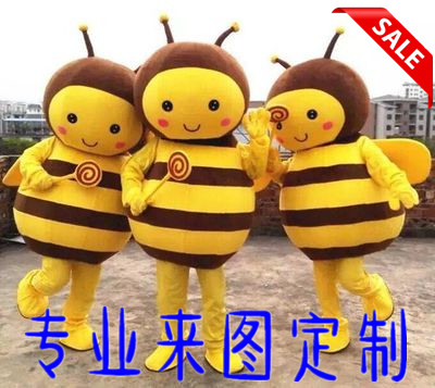 小蜜蜂卡通人偶服装行走道具动漫cos人穿演出玩偶大黄蜂派发传单