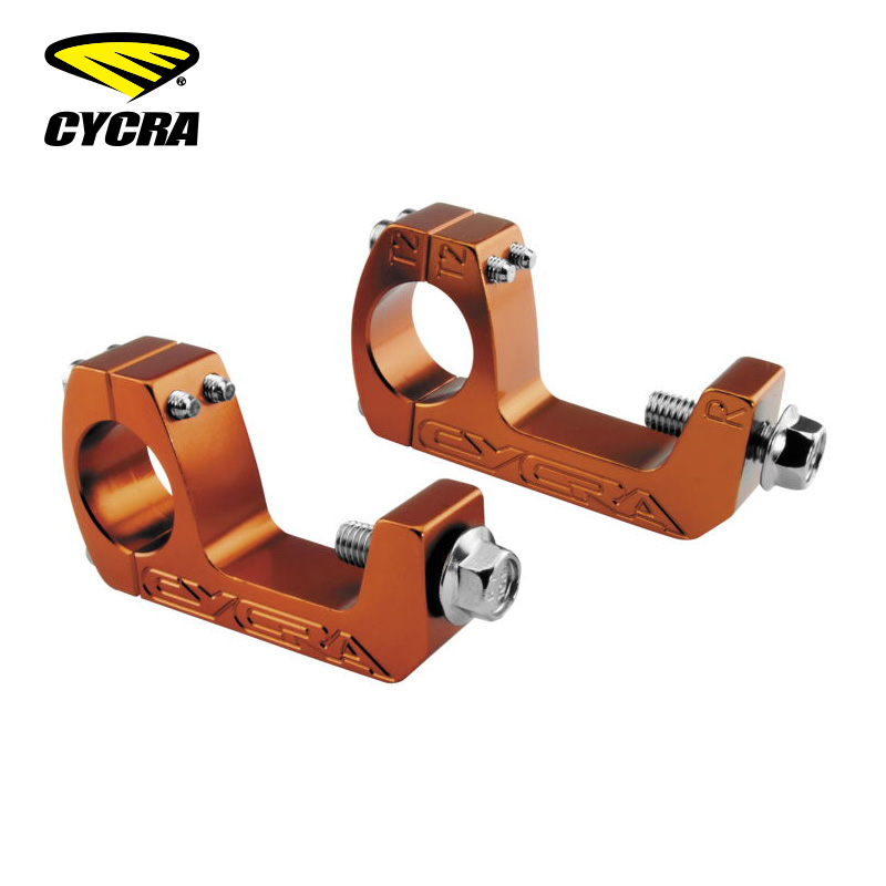 CYCRA越野摩托车改装护手安装支架U型弯头铝合金护弓支架U型转接