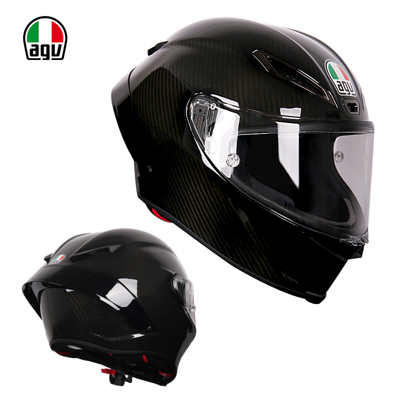 意大利AGV摩托车头盔碳纤维锻造冰蓝赛车全盔机车骑行PISTA GP RR
