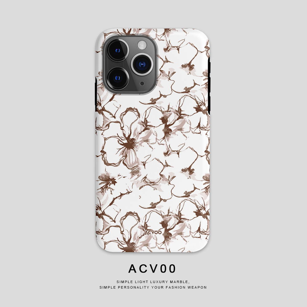 Acvoo复古抽象花纹iPhone15Promax保护14适用于苹果13手机壳12防摔壳11不褪色XRXSMAX可水洗plus全包mini