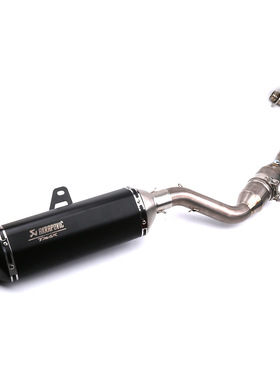 17-19适用雅马哈Tmax530钛合金排气管摩托车改装前段碳纤维消音器