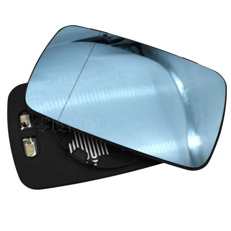 适用于 宝马3系E46蓝玻璃带加热倒车镜 后视镜 反光镜片
