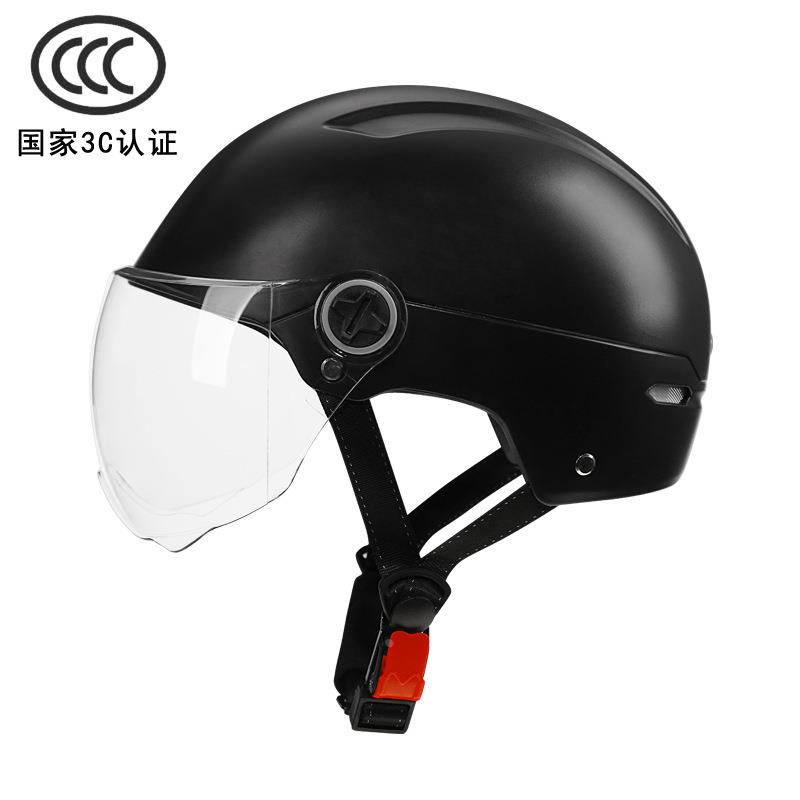 电动车头盔男女夏季防晒安全帽摩托车头盔半盔3C厂家直销定制