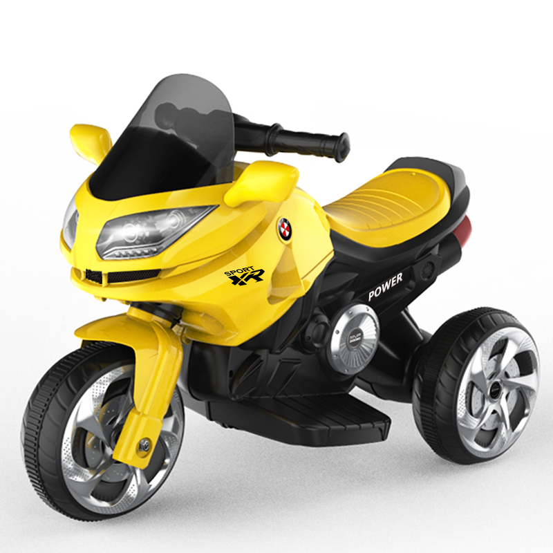高档锋达电动摩托车1一3岁可坐人三轮车男女孩宝宝小电瓶车充电玩
