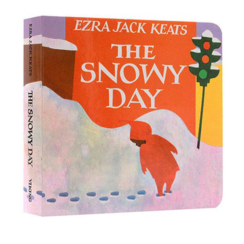 英文原版 The Snowy Day 下雪天 凯迪克金奖 纸板书 Ezra Jack Keats 儿童启蒙图画故事绘本