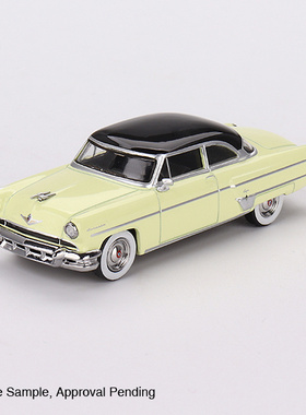 MINIGT #561 林肯Lincoln Capri 1954 Premier 黄色合金汽车模型