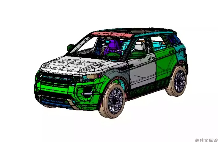 CATIA整车数模汽车数据模型3D三维图纸600余款车型，轿车、SUV、