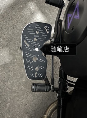 汉威雅痞YP500/B50巡航摩托车加宽大前后脚踏板换档杆档cnc档位