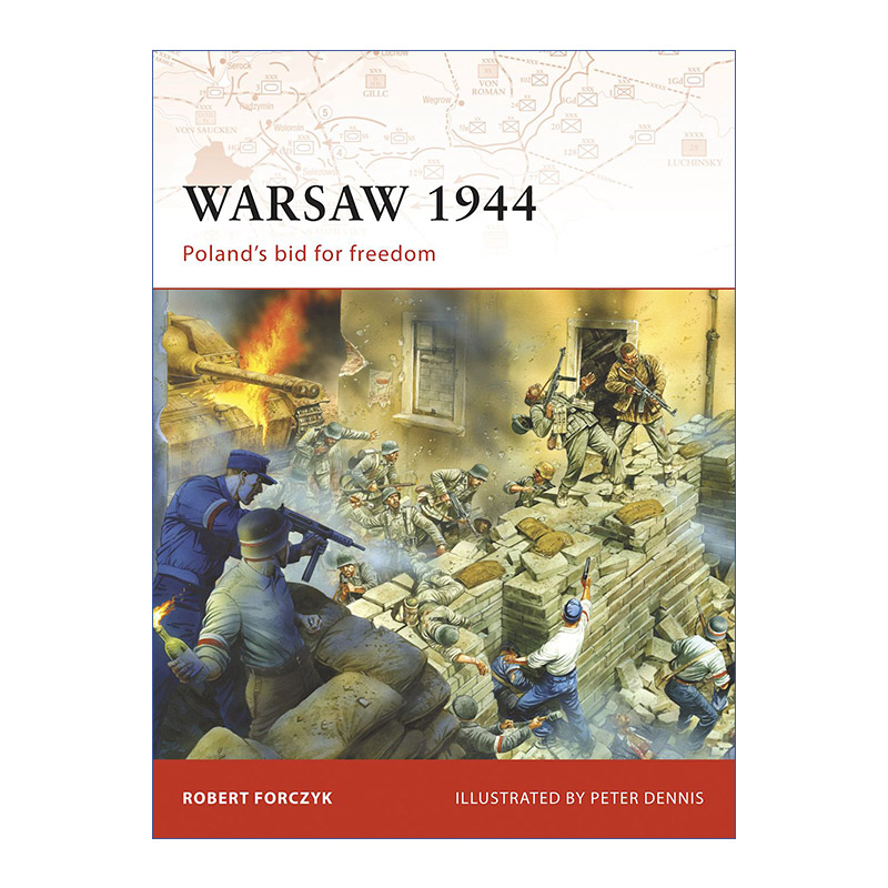 Warsaw 1944 不屈的斗争 1944年华沙起义 战争历史系列英文原版进口书籍