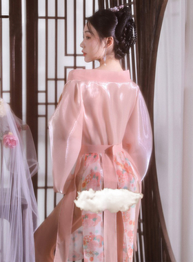 纯欲风日系浴袍樱花和服可爱浴衣睡袍汉服性感和风睡衣日式性感女