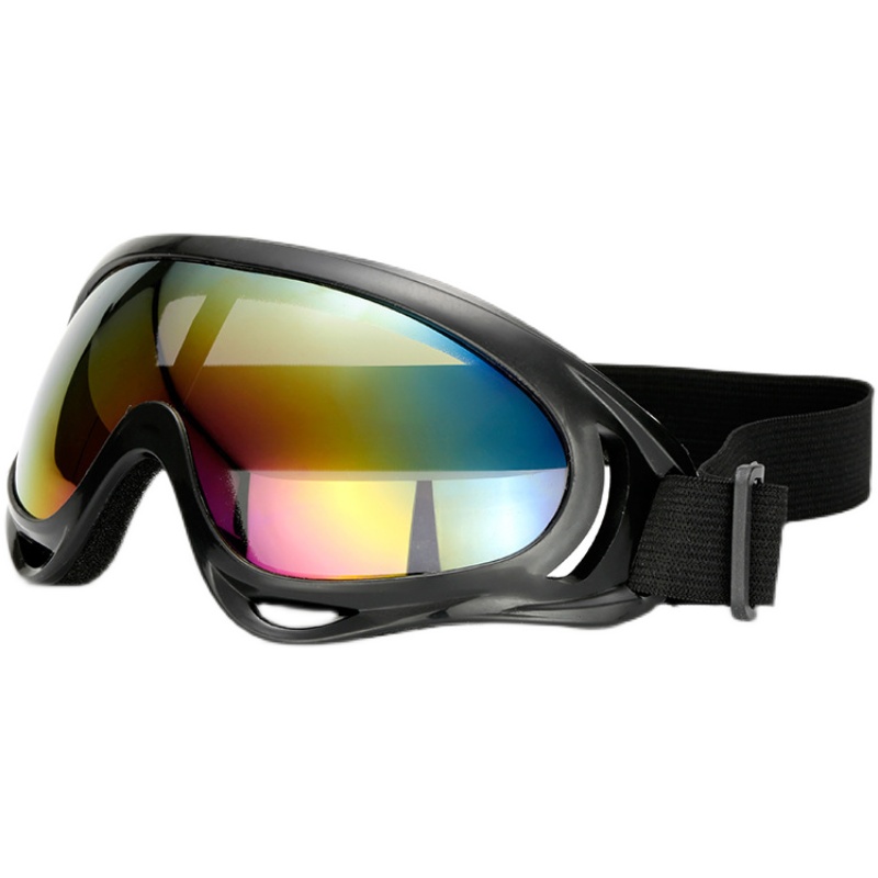 滑雪护目眼镜超大框男女防风骑行眼睛防尘墨镜电瓶车摩托车太阳镜