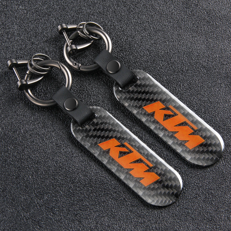 适用于KTM摩托车钥匙扣 钥匙带Duke250/390/790/1290钥匙挂件防丢