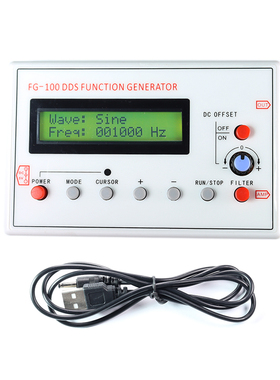 DDS函数信号发生器Function Signal Generator FG-100 1HZ-500KHZ