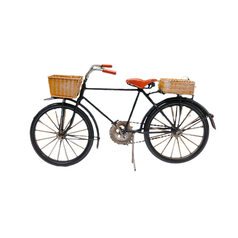 老式自行车d摆件模型精致复古90老物件80年代感怀旧装饰传统工艺