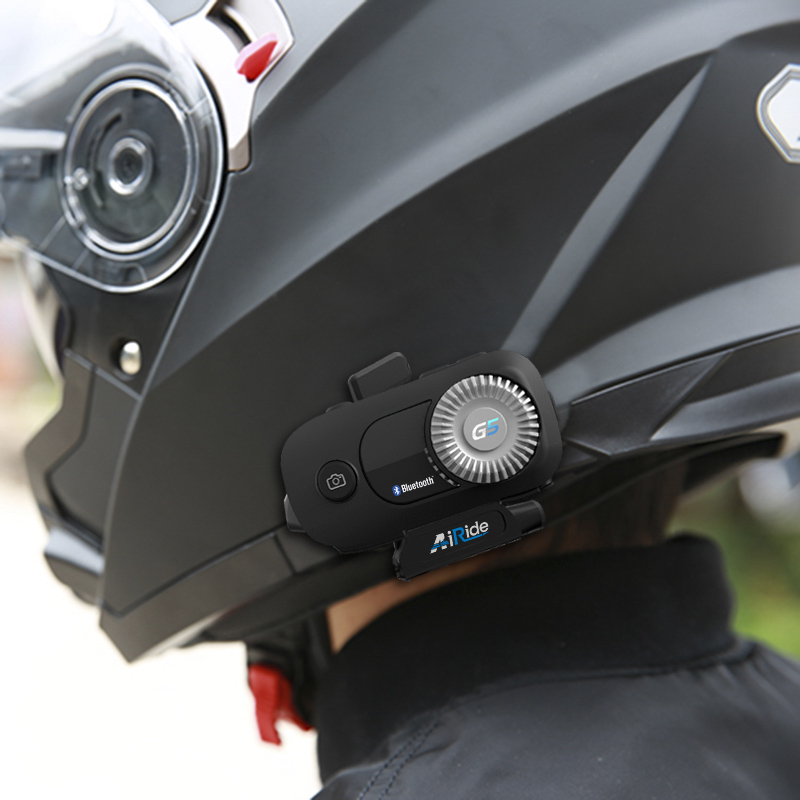 G5 PaRO摩托车头盔蓝牙耳机行车记录仪高清摄相机防水无线连接