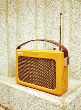 韩国定时开机蓝牙音箱钟控收音机老人老式老机插卡音响倒计时关机