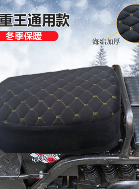 载重王电动车座套冬季保暖大力神路霸拉货车型通用款加厚坐垫套