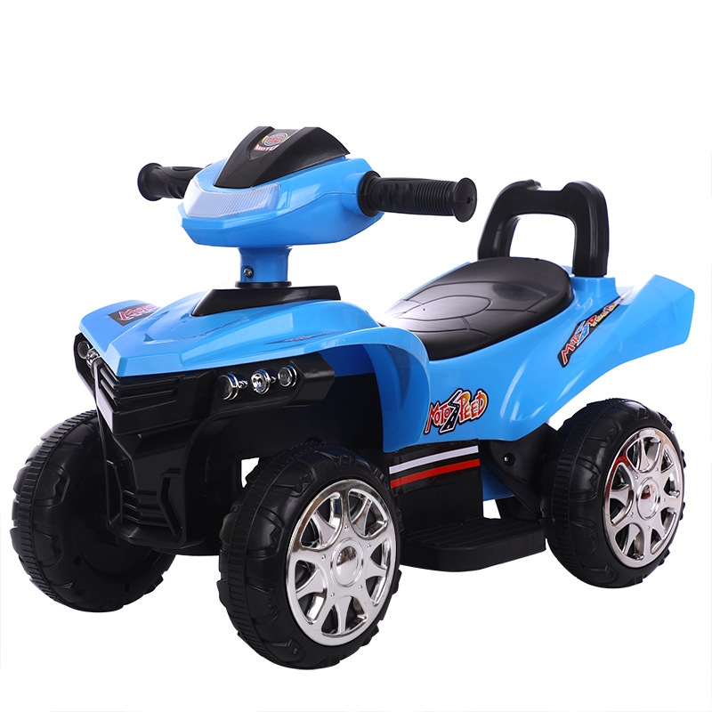 新品儿童a电动摩托车四轮充电玩具车1-6岁宝宝越野沙滩滑行车一件
