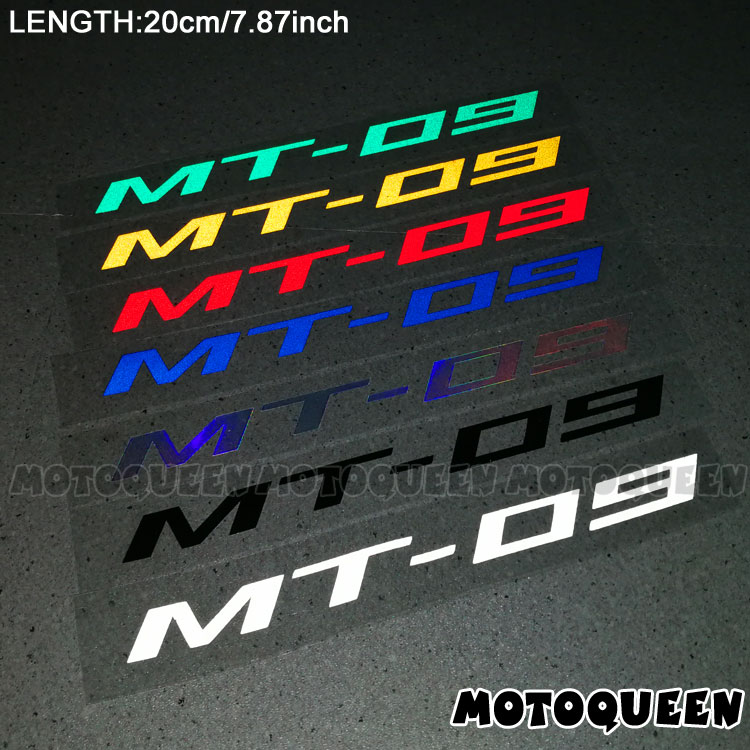 适用雅马哈MT-09 MT09摩托车装饰贴花外壳车贴反光贴纸贴画版花