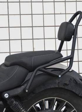 适用于适用奔达灰石300s后扶手靠背摩托车改装配件小靠弓安全座椅