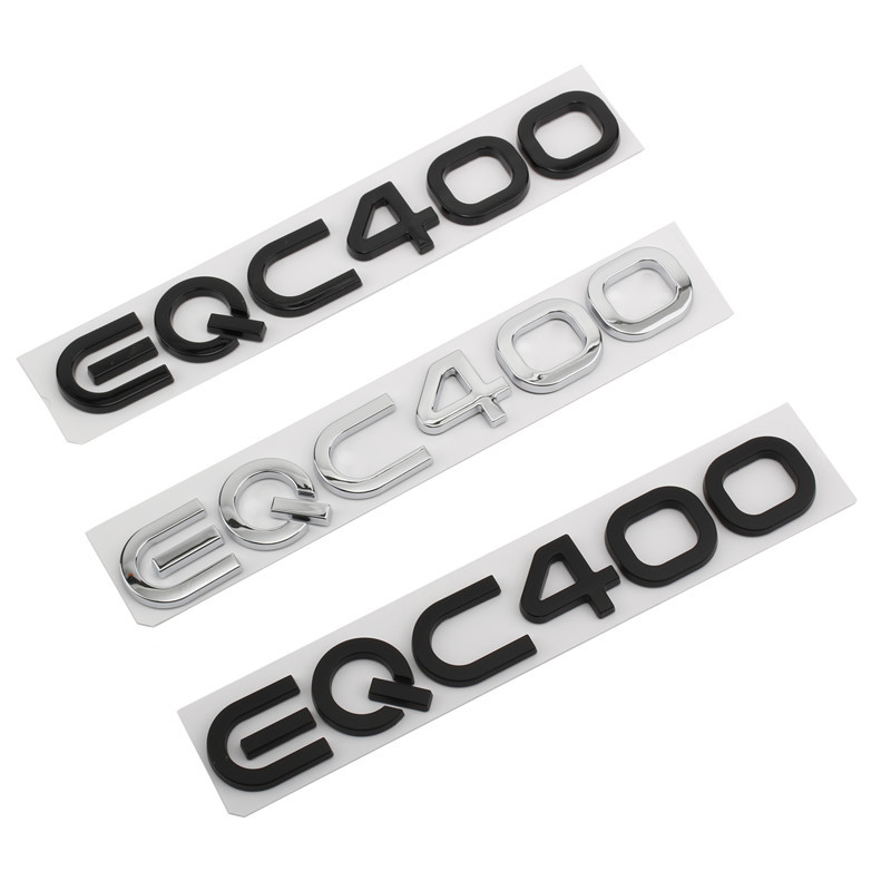 适用新款奔驰 EQC400 4MATIC车标四驱标车身改装后备箱排量标车贴