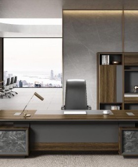 老板办公桌椅组合简约现代经理主管总裁时尚大班台高档办公室家具