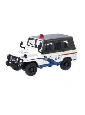 拓意1/64 合金模型玩具北京2020吉普越野车玩具小汽车 警车
