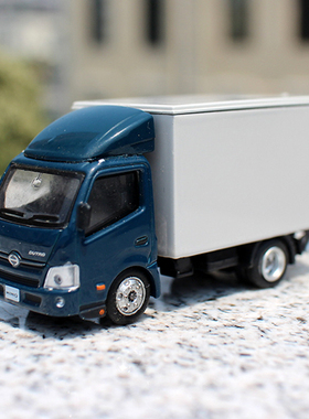 Tiny微影1:76 Hino Dutro 日野轻卡货车厢式中小型运输车汽车模型