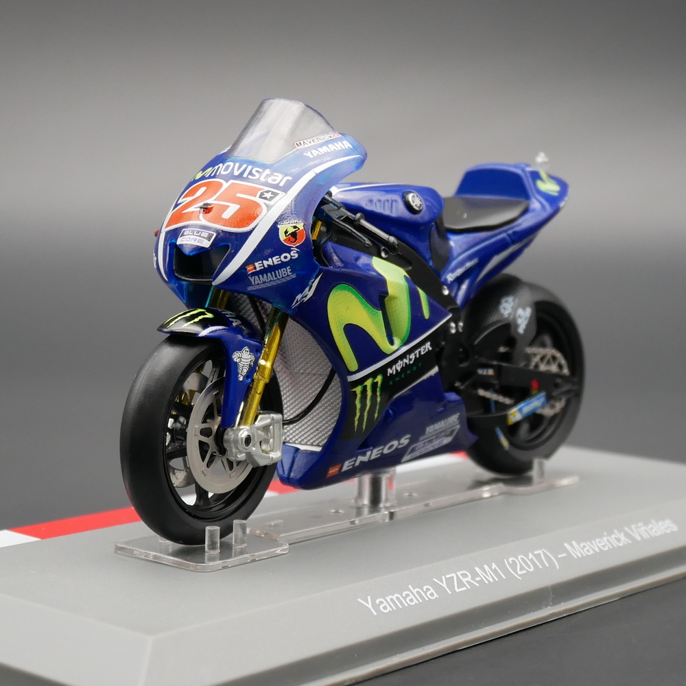 ixo 1:18 Moto GP 2017 YAMAHA YZR-M1雅玛哈摩托赛车模型玩具25#