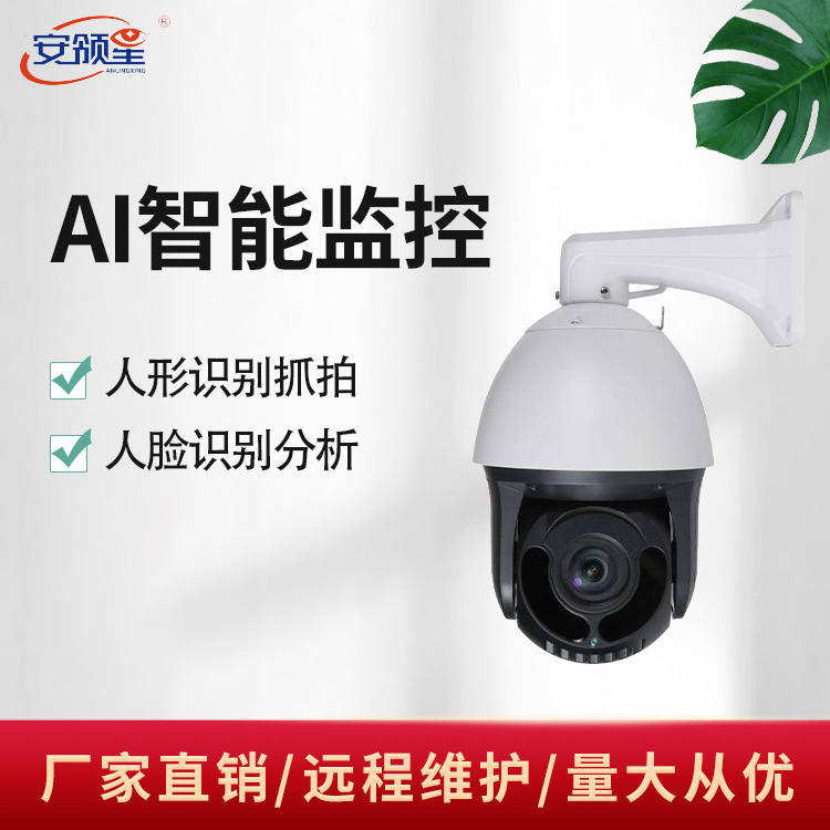 4G物联网AI智能摄像机人脸安全帽识别 人流统计 7寸球机 厂家直供