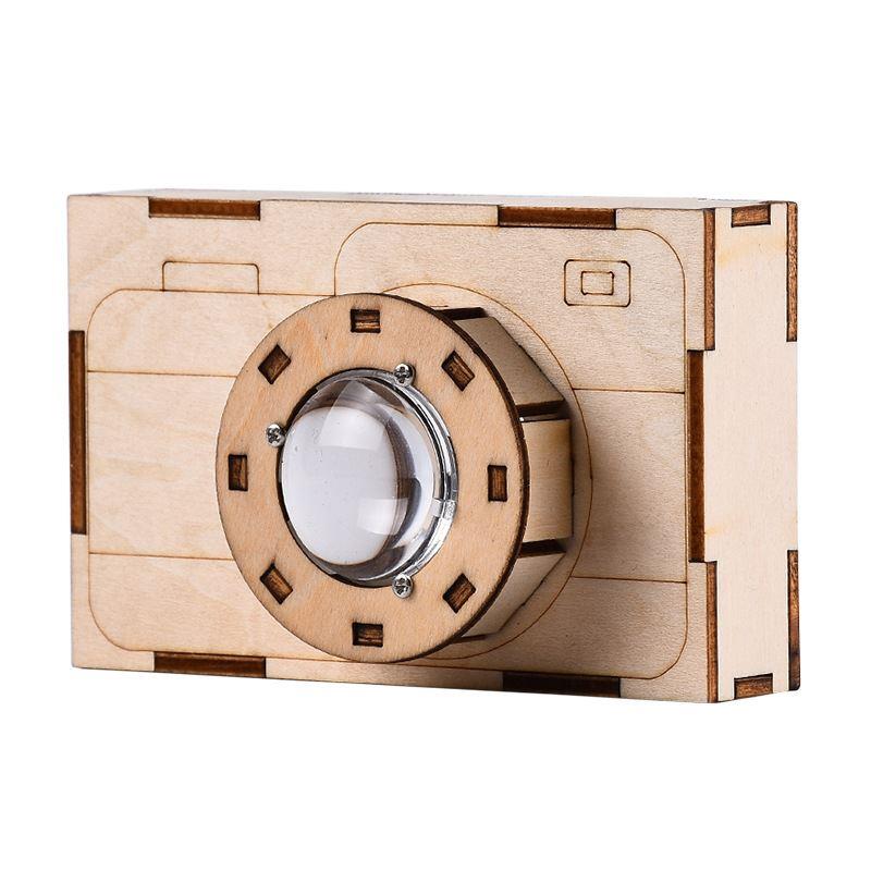 简易照相机模型凸透镜成像原理的应用小孔成像初中物理光学实验器