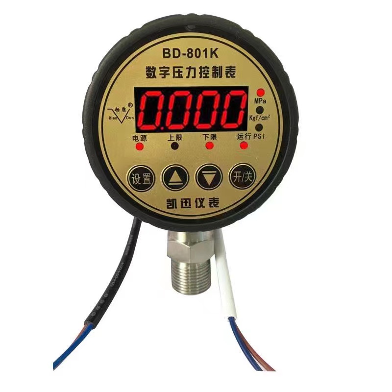 凯迅BD-801K标点数显电接点消防水泵开关液压真空耐振电子压力表