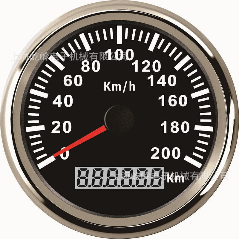 汽车改装仪表 120/200km/h 通用脉冲速度里程表时速表测速码表