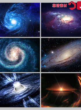 未来宇宙银河系太阳系太空星空壁纸墙纸高清背景图片JPG设计素材