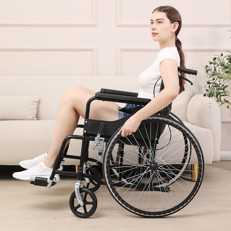 轮椅老人折叠轻便小型老年旅行残疾手推代步车躺坐便多功能轮椅