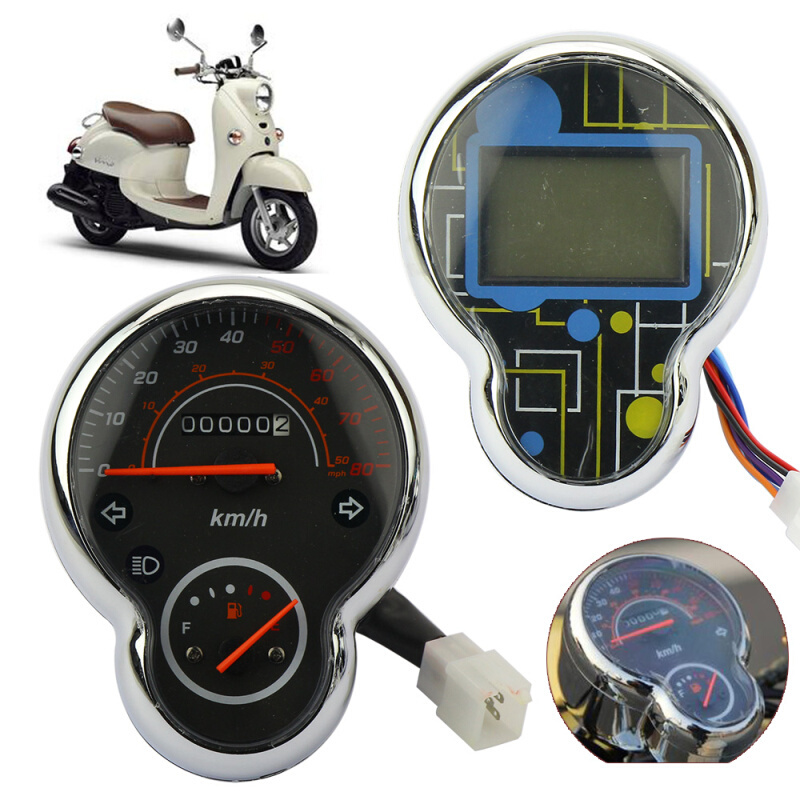 踏板车电动车小龟王仪表壳机械表电摩60V液晶LED里程表摩托车码表