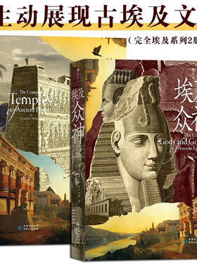 现货速发 埃及神庙+埃及众神（全2册） 古埃及宗教文化神话艺术历史人文建筑艺术图书