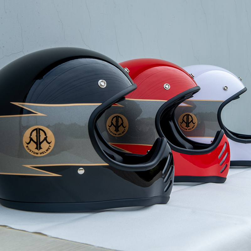 Active Region中国台湾AR头盔摩托车头盔全盔俱乐部风格机车帽