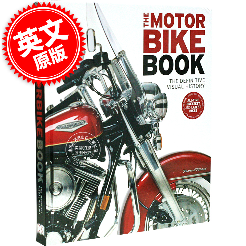 现货 英文原版 DK 摩托车百科视觉历史图解图鉴 DK The Motorbike Book: The Definitive Visual History 精装 大开本 DK百科系列