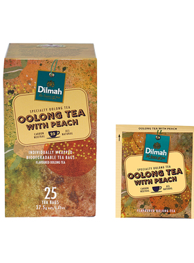 Dilmah迪尔玛茶包蜜桃乌龙25片装红茶绿茶果味茶已过期仅用于除味