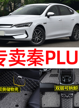2021新款比亚迪秦PLUS EV/dmi纯电混动专用汽车脚垫装饰大全包围