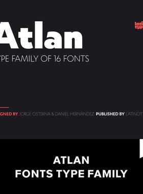 Altan Sans Serif Font 经典简约无衬线几何英文字体
